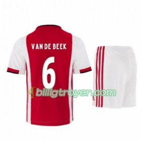 Billige Fotballdrakter AFC Ajax Donny van de Beek 21 Barn Hjemmedraktsett 2019/20 Kortermet